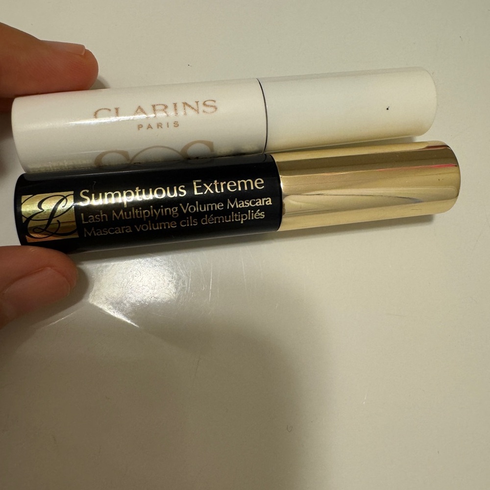 Clarins and Estée Lauder Mascara Set